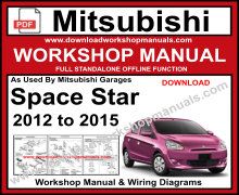 Mitsubishi Space Star Workshop Service Repair Manual